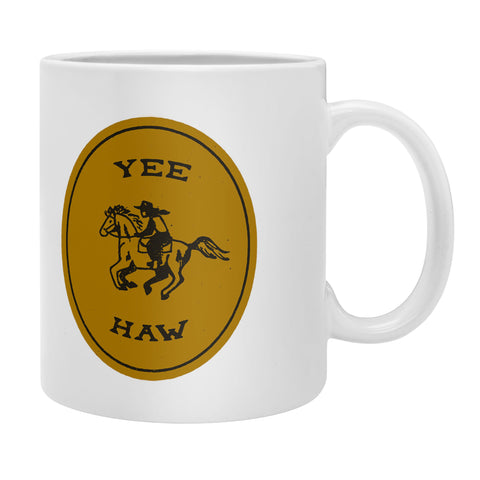 Emma Boys Yee Haw in Gold Coffee Mug