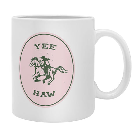 Emma Boys Yee Haw in Pink Coffee Mug