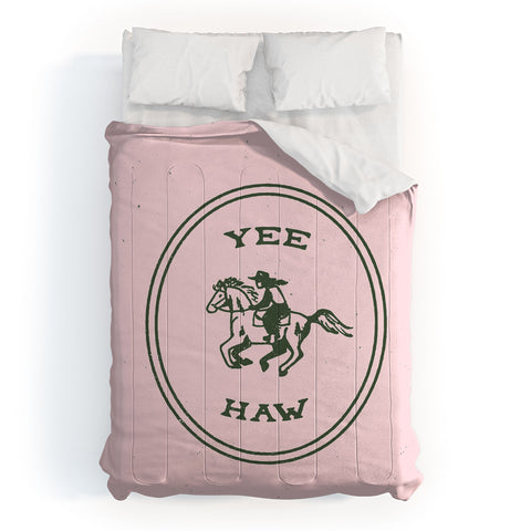 Emma Boys Yee Haw in Pink Comforter