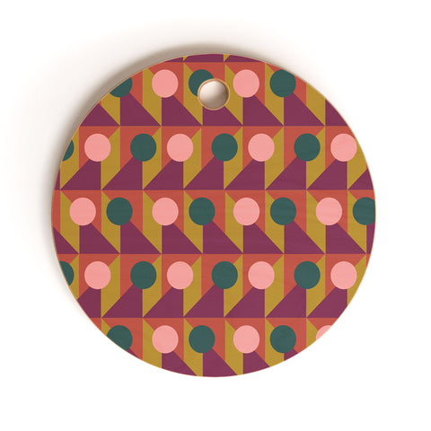 Emmie K Fez Rosa Cutting Board Round