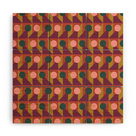 Emmie K Fez Rosa Wood Wall Mural