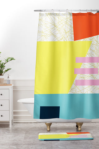 Emmie K Form One Shower Curtain And Mat