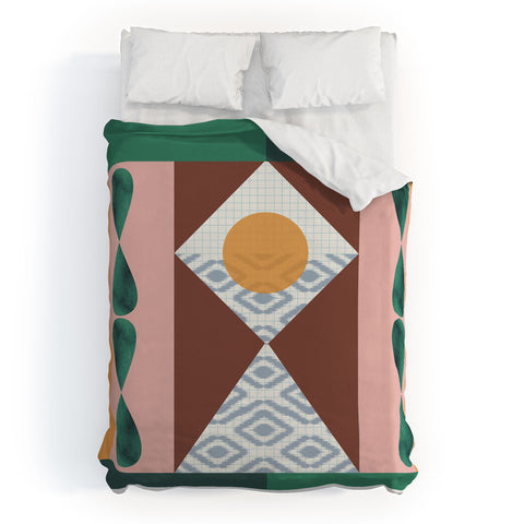 Emmie K Memphis Ikat Duvet Cover