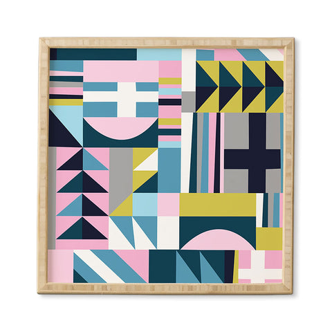 Emmie K modern love Framed Wall Art