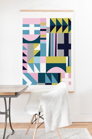 Emmie K modern love Art Print And Hanger