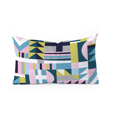 Emmie K modern love Oblong Throw Pillow