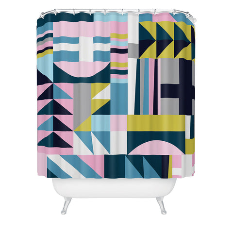 Emmie K modern love Shower Curtain