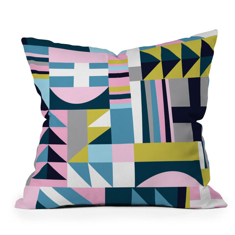 Emmie K modern love Throw Pillow