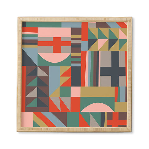 Emmie K Modern Love Warm Framed Wall Art