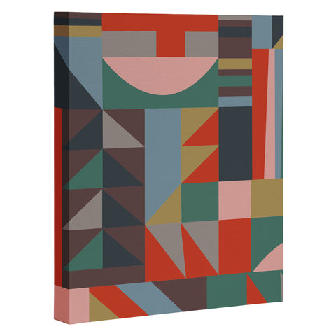 Emmie K Modern Love Warm Art Canvas