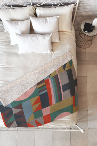 Emmie K Modern Love Warm Fleece Throw Blanket