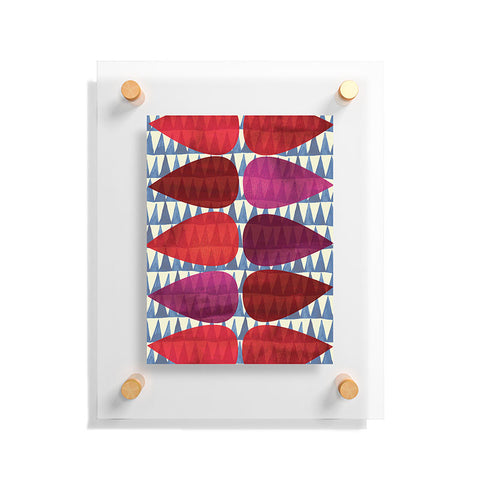 Emmie K Pink Drop Floating Acrylic Print