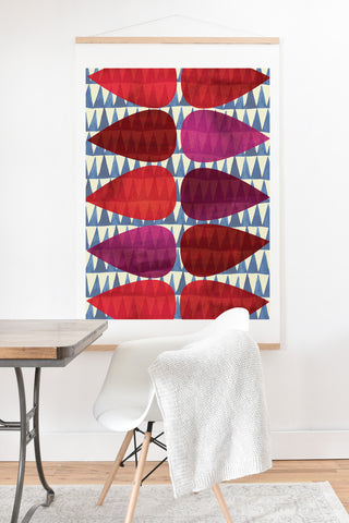 Emmie K Pink Drop Art Print And Hanger