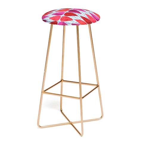Emmie K Pink Drop Bar Stool