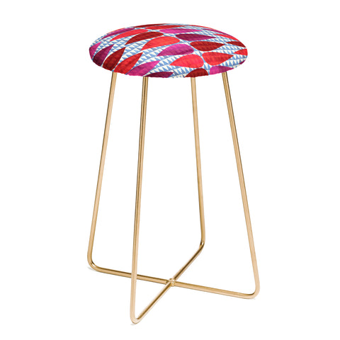 Emmie K Pink Drop Counter Stool