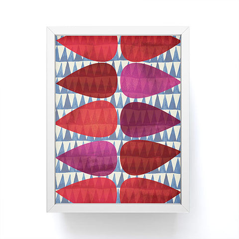 Emmie K Pink Drop Framed Mini Art Print