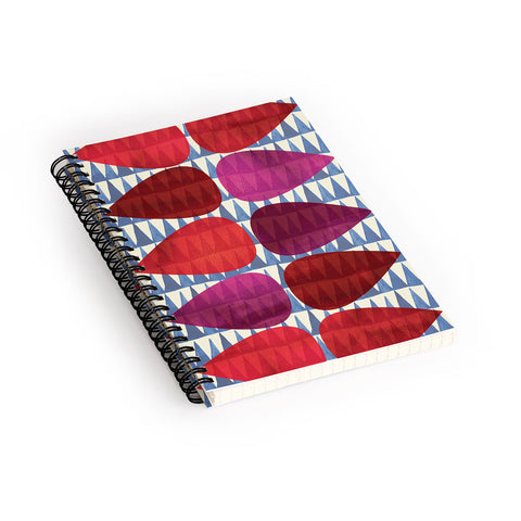 Emmie K Pink Drop Spiral Notebook