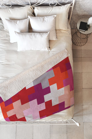 Emmie K Plus Plus Fleece Throw Blanket