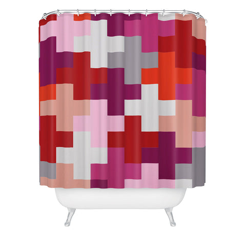Emmie K Plus Plus Shower Curtain