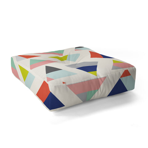 Emmie K Pulled Up Floor Pillow Square