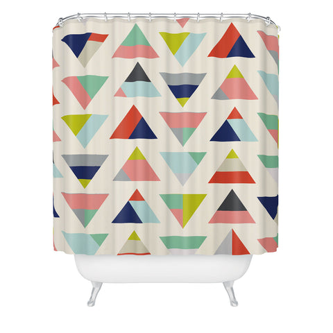 Emmie K Pulled Up Shower Curtain