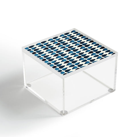 Emmie K Simple Blue Drop Acrylic Box