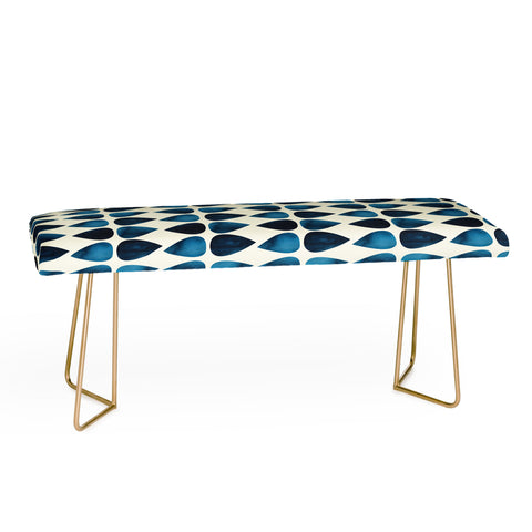 Emmie K Simple Blue Drop Bench
