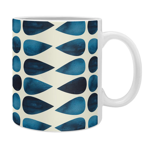 Emmie K Simple Blue Drop Coffee Mug
