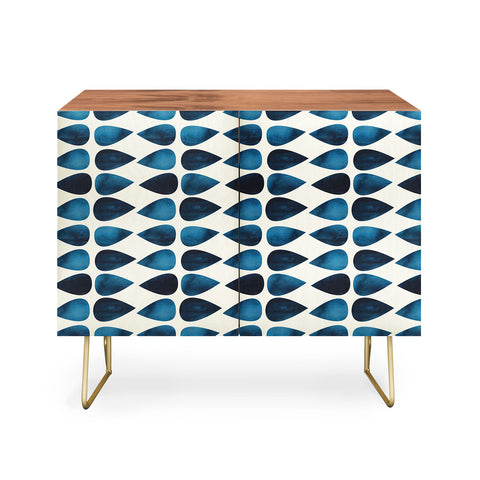 Emmie K Simple Blue Drop Credenza