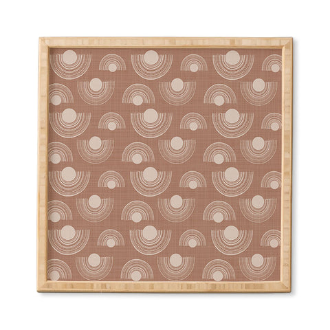 Emmie K Wabi Sabi Hygge Clay Framed Wall Art