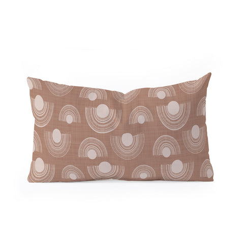 Emmie K Wabi Sabi Hygge Clay Oblong Throw Pillow
