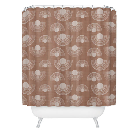 Emmie K Wabi Sabi Hygge Clay Shower Curtain