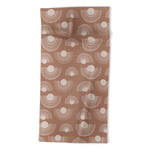 Emmie K Wabi Sabi Hygge Clay Beach Towel
