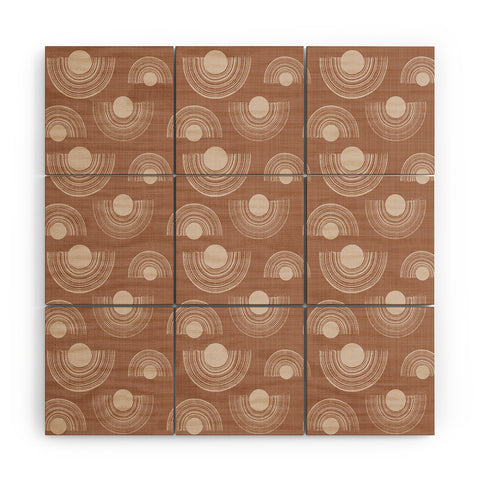 Emmie K Wabi Sabi Hygge Clay Wood Wall Mural