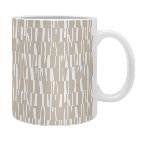Emmie K Wabi Sabi Hygge Cream Stripe Coffee Mug