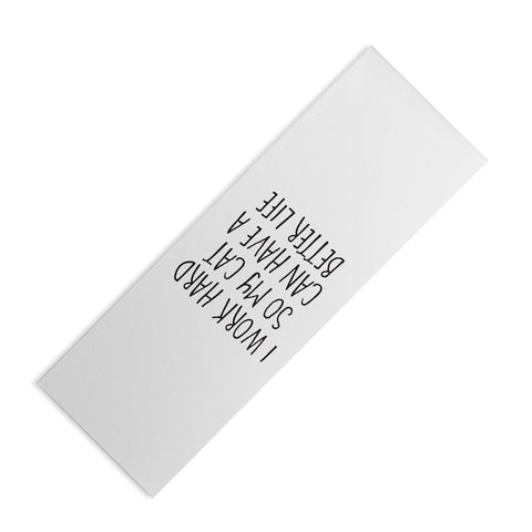 EnvyArt Cat Better Life Yoga Mat