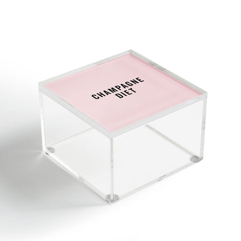 EnvyArt Champagne Diet Acrylic Box