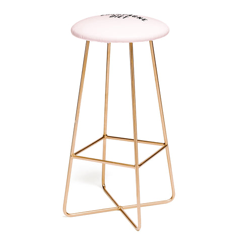 EnvyArt Champagne Diet Bar Stool
