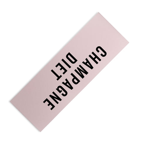 EnvyArt Champagne Diet Yoga Mat