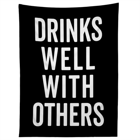 EnvyArt Drinks Well With Others Tapestry