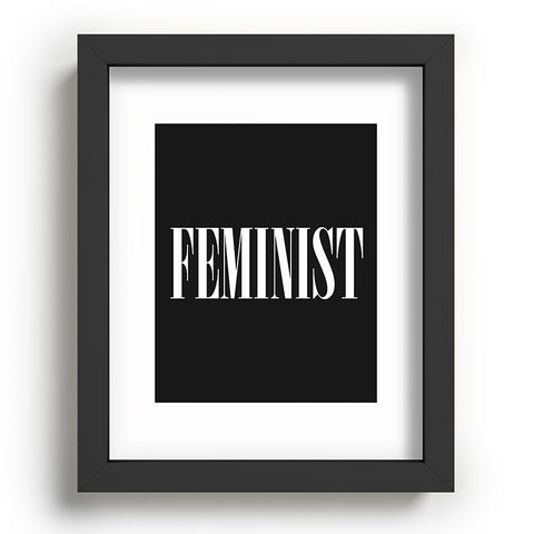 EnvyArt Feminist Recessed Framing Rectangle