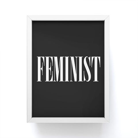 EnvyArt Feminist Framed Mini Art Print