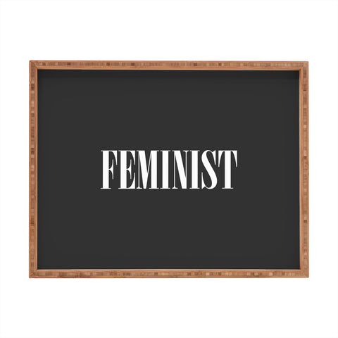 EnvyArt Feminist Rectangular Tray