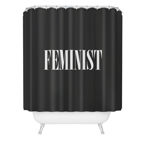 EnvyArt Feminist Shower Curtain