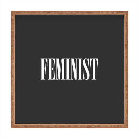 EnvyArt Feminist Square Tray
