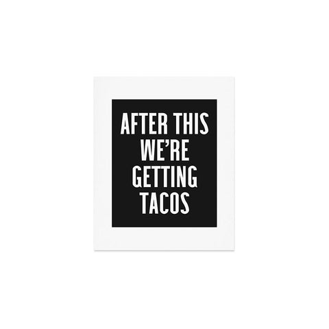 EnvyArt Getting Tacos Art Print