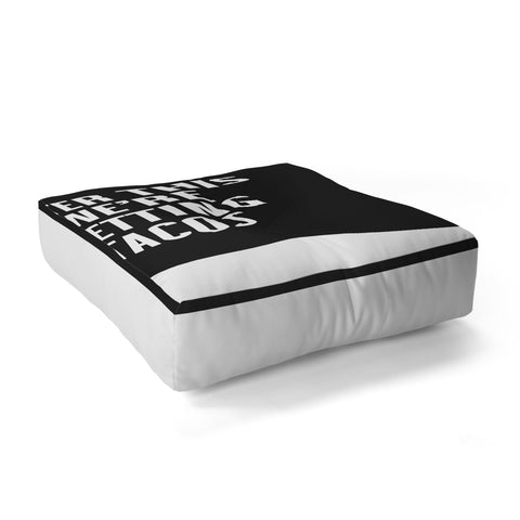 EnvyArt Getting Tacos Floor Pillow Square