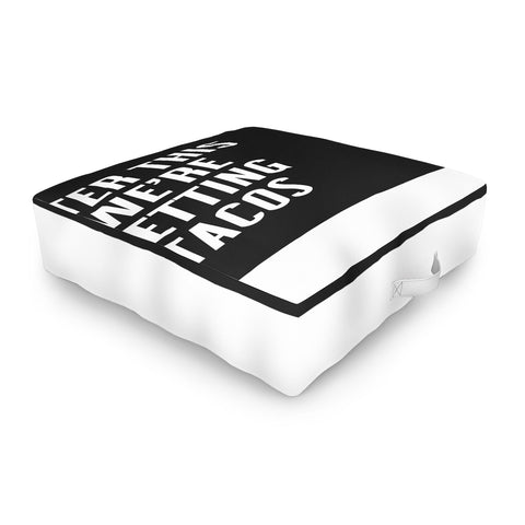 EnvyArt Getting Tacos Outdoor Floor Cushion