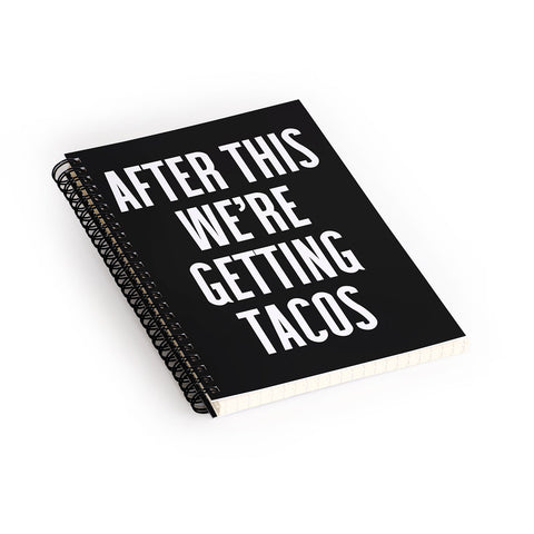 EnvyArt Getting Tacos Spiral Notebook