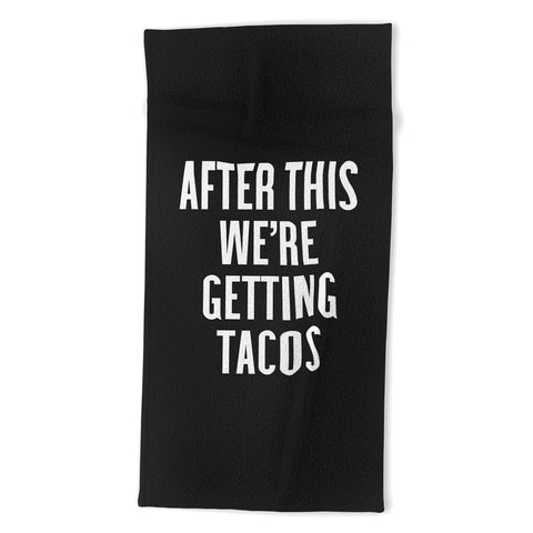 EnvyArt Getting Tacos Beach Towel